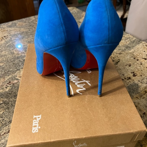 CHRISTIAN LOUBOUTIN SO KATE BLUE HEELS - Picture 6 of 7